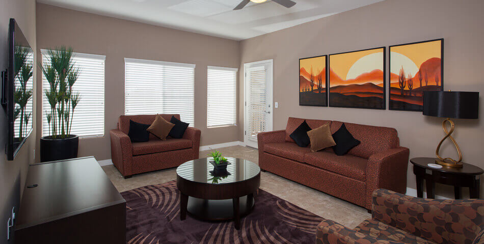 2 Bedroom Condos in Phoenix living - room